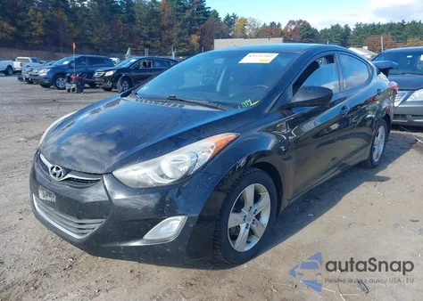 2013 Hyundai Elantra Gls from USA, damaged, VIN 5NPDH4AE6DH429471